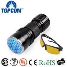 Pocket Size 21LED 380nm UV Torch/ 21LED 380nm UV Flashlight